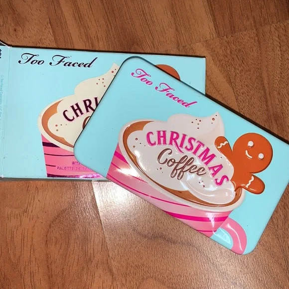 Brand New in Box Too Faced Christmas Coffee Travel Size Eyeshadow Palette